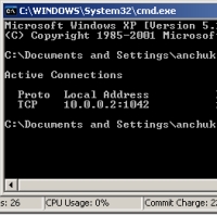 До появления Windows XP для того чтобы определить, какие программы обмениваются данными с другими компьютерами через интернет, требовалось специальное программное обеспечение. В Windows XP это можно сделать с помощью командной строки или Task Manager